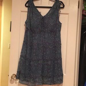 Blue flowered Dress